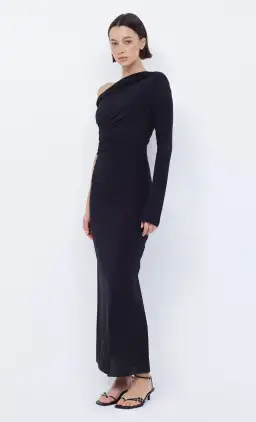 Bec & Bridge Nabila Aysm Midi Dress Black Size 6 for rent on The Volte - image 4