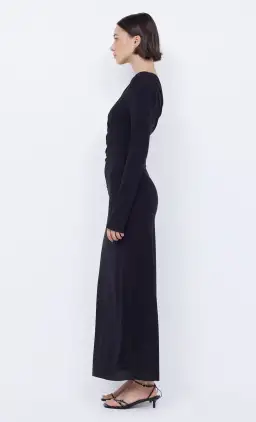 Bec & Bridge Nabila Aysm Midi Dress Black Size 6 for rent on The Volte - image 2