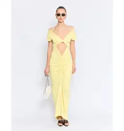 Pfeiffer Ramos Dress Lemon Size XS / AU 6