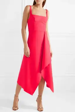 Dion Lee Bustier Midi Dress Acid Pink Size 4