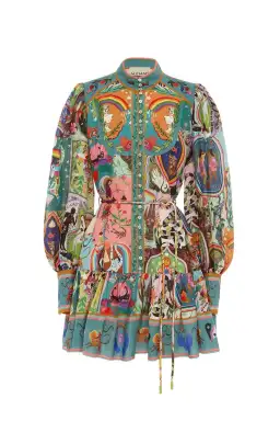 Alemais Evergreen Mini Dress Multi Size AU 10 for rent on The Volte - image 20