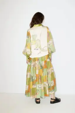 Alemais Jerome Silk Shirtdress Multi Size AU 10 for rent on The Volte - image 19