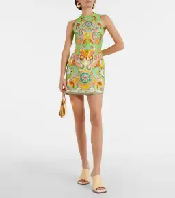 Alemais Pinball Mini Dress Green Multi Size AU 8 for rent on The Volte - image 10
