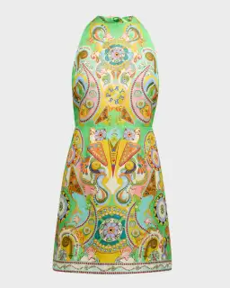 Alemais Pinball Mini Dress Green Multi Size AU 8 for rent on The Volte - image 17