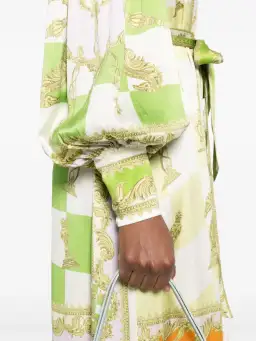 Alemais Checkmate Silk Shirtdress Multi Size AU 8 for rent on The Volte - image 10