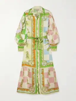 Alemais Checkmate Silk Shirtdress Multi Size AU 8 for rent on The Volte - image 35