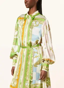 Alemais Checkmate Silk Shirtdress Multi Size AU 8 for rent on The Volte - image 16