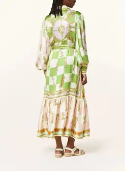 Alemais Checkmate Silk Shirtdress Multi Size AU 8 for rent on The Volte - image 15