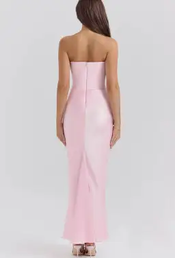 House of CB Persephone Strapless Corset Dress Rose Shadow Size XS / AU 6 for rent on The Volte - image 10