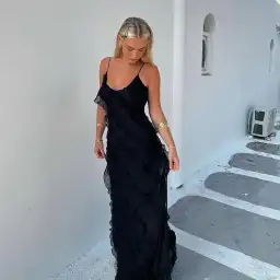 Rat and Boa Selena Dress in Black  Size XS / AU 6 for rent on The Volte - image 5