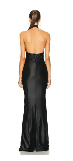 Retrofete Charity Black Dress for rent on The Volte - image 2