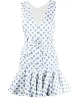 Zimmermann Super Eight Safari Mini Dress Polka Dots Size 1 / AU 10 for rent on The Volte - image 4