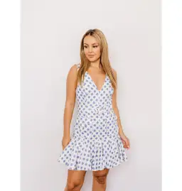 Zimmermann Super Eight Safari Mini Dress Polka Dots Size 1 / AU 10 for rent on The Volte - image 2