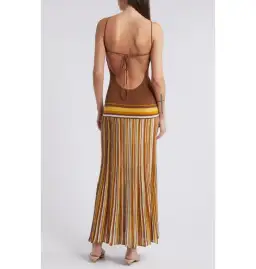 Bec & Bridge Citara Knit Maxi Dress Cocoa Size AU 8 for rent on The Volte - image 3