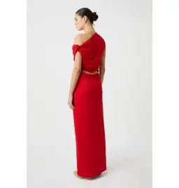 Camilla and Marc Annalise Dress in Scarlet Size AU 12 for rent on The Volte - image 3
