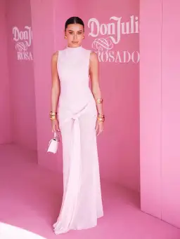 Effie Kats Roza Maxi Dress in Petal Pink Size S / AU 8