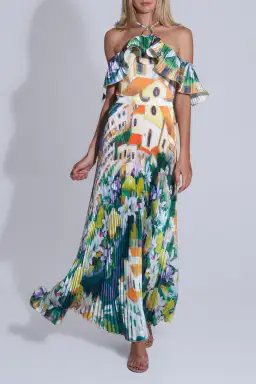 L'idee Paloma Gown in Positano Size 8 for rent on The Volte - image 1