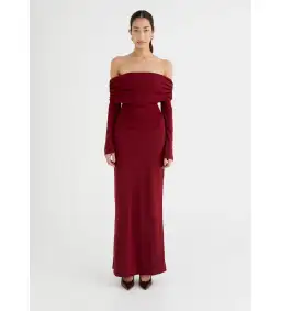 Benni Lorena Maxi Dress in Merlot Size 10 for rent on The Volte - image 0