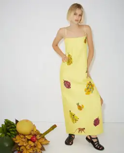 Alemais Diamond Dancer Dress Yellow Size 8