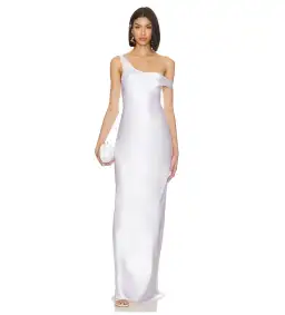 Natalie Rolt Monika Gown White Size 8  for rent on The Volte - image 1