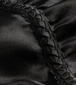 Aje Riviera Braided Midi Dress Black Size 6 for rent on The Volte - image 4