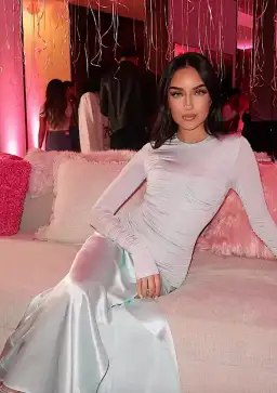 Sir. The Label Alessia Draped Long Maxi Silk Dress Gown Ice Blue | Size 1 , Au 8 , Small S for rent on The Volte - image 3