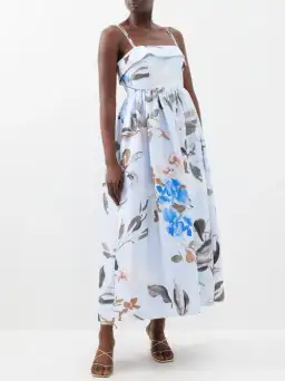 Aje Untamed Midi Dress Divine Orchid Size 16 for rent on The Volte - image 2