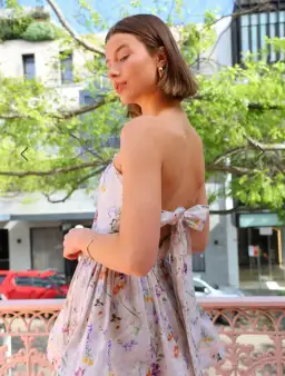 Aqua Blu Moonflower Heidi Dress, Size AU 8, Strapless Maxi Tiered Ruffles  for rent on The Volte - image 6