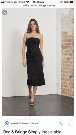 bec and bridge simply irresistible dress size 6