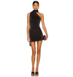 Aya Muse Bari Midnight Dress Black Size AU 6