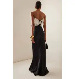 Rachel Gilbert Eyelar Gown Black Size AU 14 for rent on The Volte - image 2