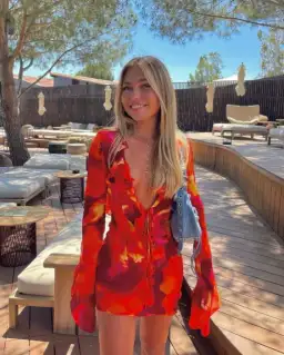 Rat & Boa Dali Dress  in Multi Size XS / AU 6 for rent on The Volte - image 3