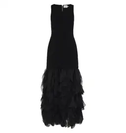 Aje Elations Knit Maxi Dress Black Size AU 8  for rent on The Volte - image 4