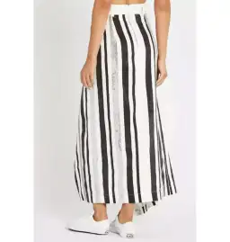 Sass and Bide The Front Row Maxi Skirt Black/Silver Size AU 6  for rent on The Volte - image 3