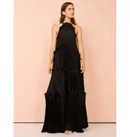 Acler Bassett Gown in Black Size AU 8 for rent on The Volte - image 1