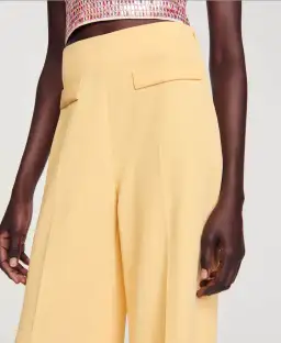 Sandro Pleated Pants Yellow Size 36 / AU 8 for rent on The Volte - image 3