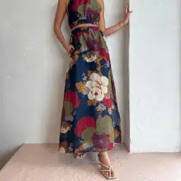 Sir the Label Bonita Halter Top and Maxi Skirt Set Floral Size 6 for rent on The Volte - image 6