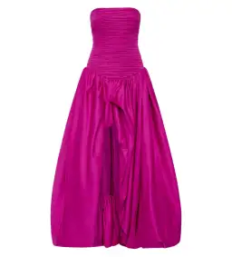 Aje Violette Bubble Hem Maxi Dress in Deep Magenta Size AU 6 for rent on The Volte - image 5