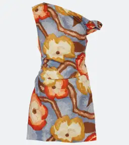 Sir The Label Avery Twist Mini Dress Camellia Floral Print Size 3 / AU 12 for rent on The Volte - image 5