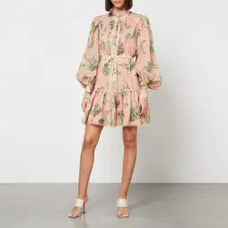 Alemais Bananarama Mini Dress Pink Size 10