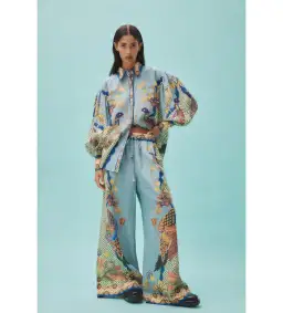 Camilla and Marc Valerio Maxi Dress  Purple and Black Valerio Print Size 6