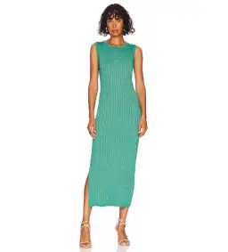 Spell Mercury Knit Maxi Dress in Emerald Size 8