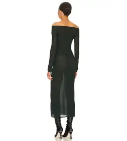 NBD Sandra Midi Dress Deep Green Size 8