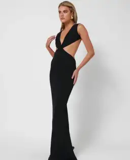 Effie Kats Valencia Gown In Black Size S / AU 8 for rent on The Volte - image 2