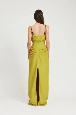 Tojha Ellison Maxi Dress Yellow Size 10 for rent on The Volte - image 3