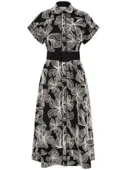 Rebecca Vallance Amira Short Sleeve Midi Dress Floral Size 18 for rent on The Volte - image 4