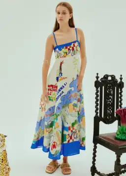 Alemais Nadia Sundress Multi Size 10  for rent on The Volte - image 0