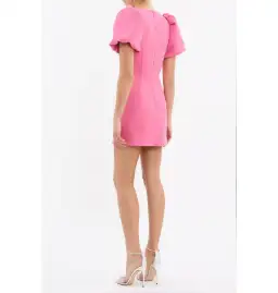 Rebecca Vallance Aubree Flower Mini Dress in Rose Size AU 12 for rent on The Volte - image 5
