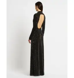 Sass & Bide Dark Demise Dress in Black Size AU 12 for rent on The Volte - image 4