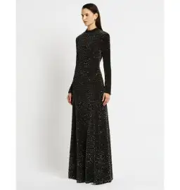 Sass & Bide Dark Demise Dress in Black Size AU 12 for rent on The Volte - image 2